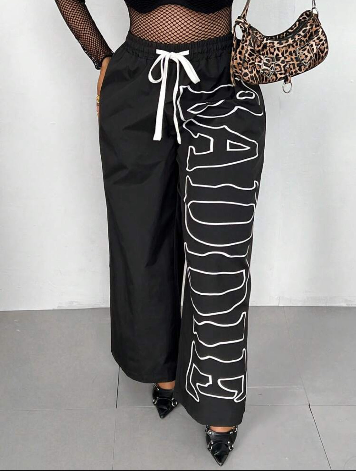 Black BADDIE Pants
