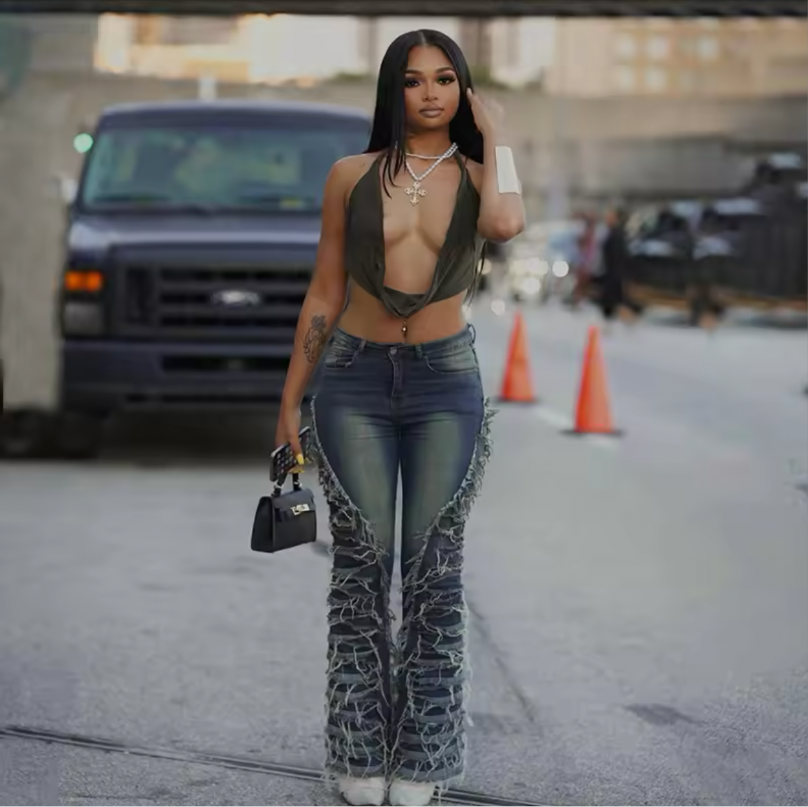 Distressed Jeans