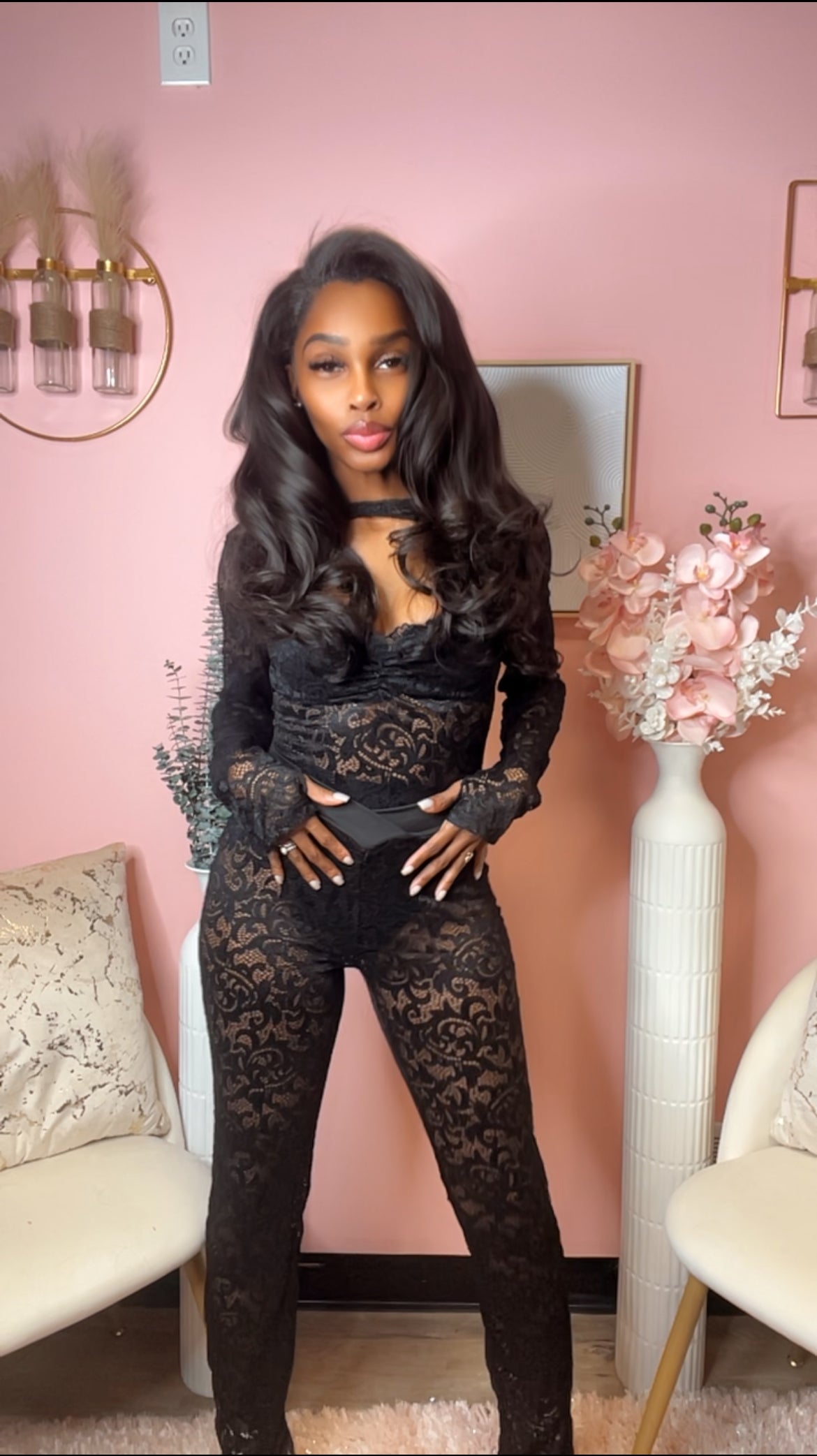 Lace Down Set