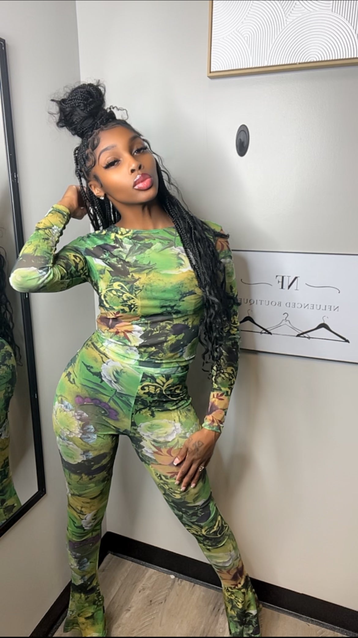 Snatch Green 2 Piece Set