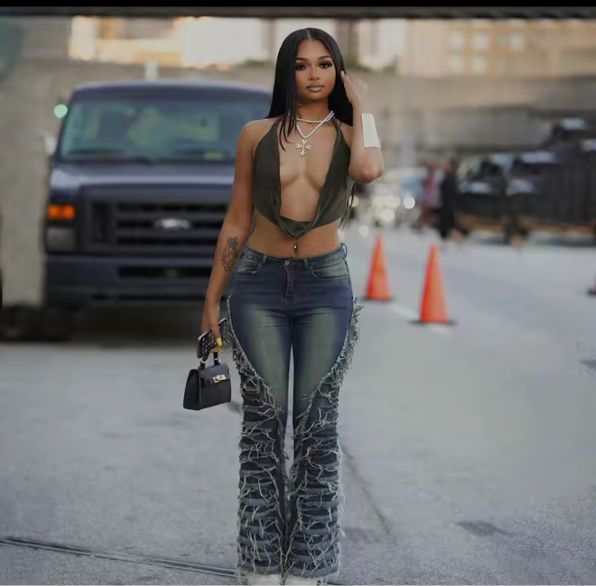 Distressed Jeans
