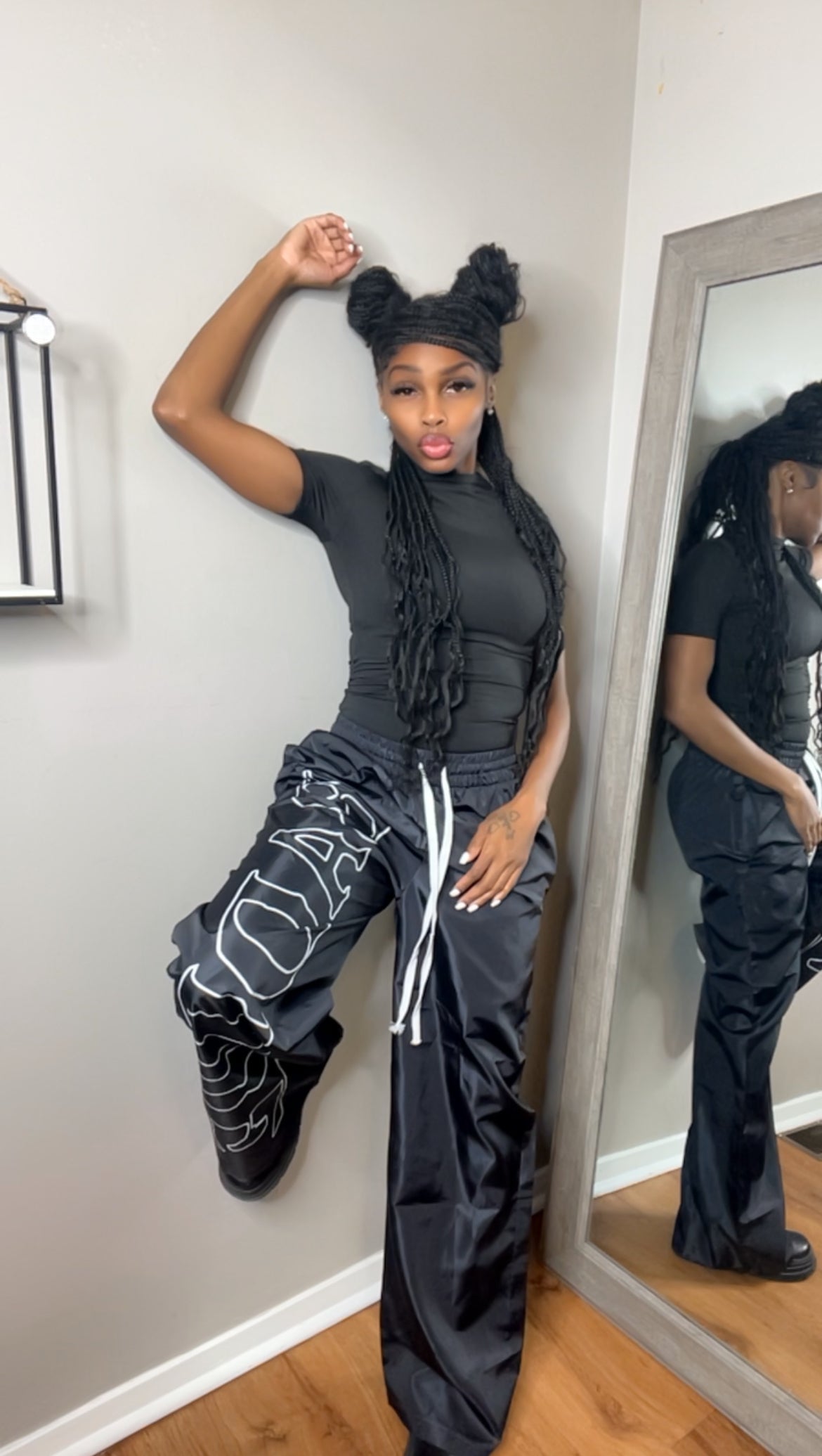 Black BADDIE Pants