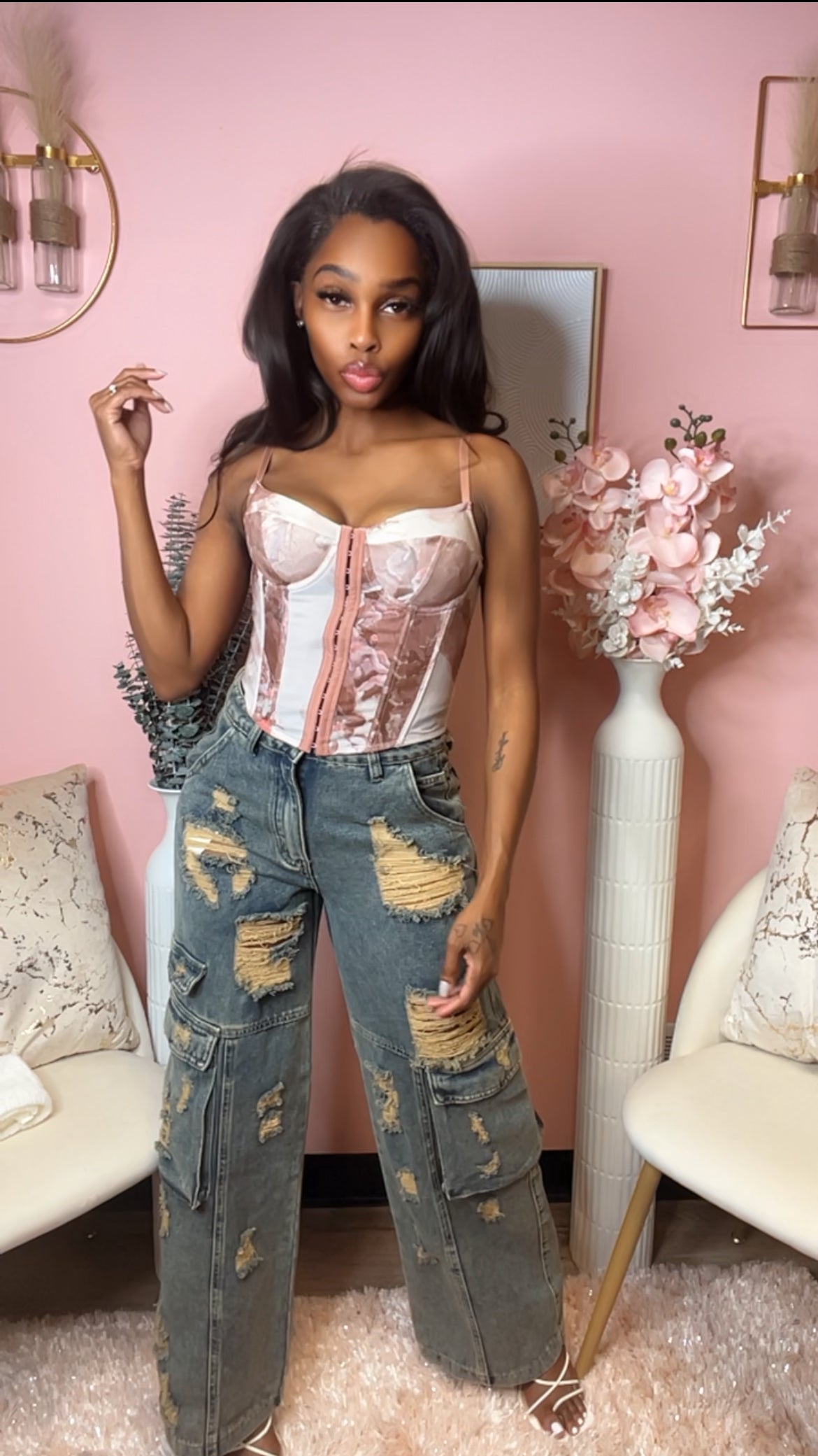 Lisa Distressed Jeans