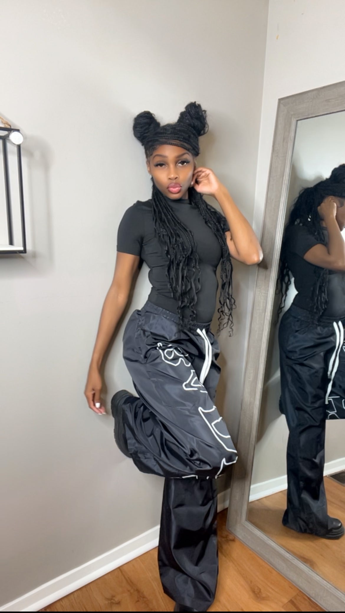 Black BADDIE Pants