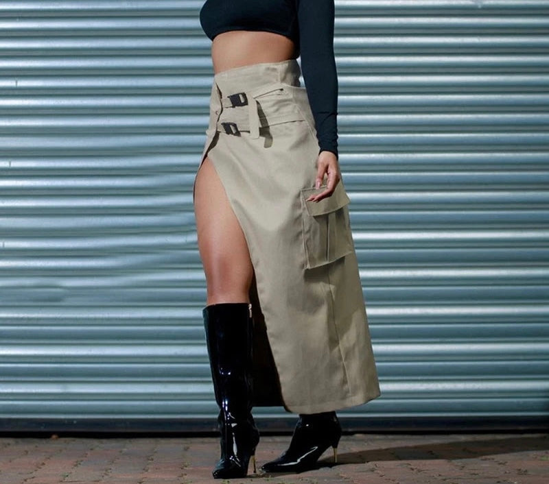 Front Split Skirt