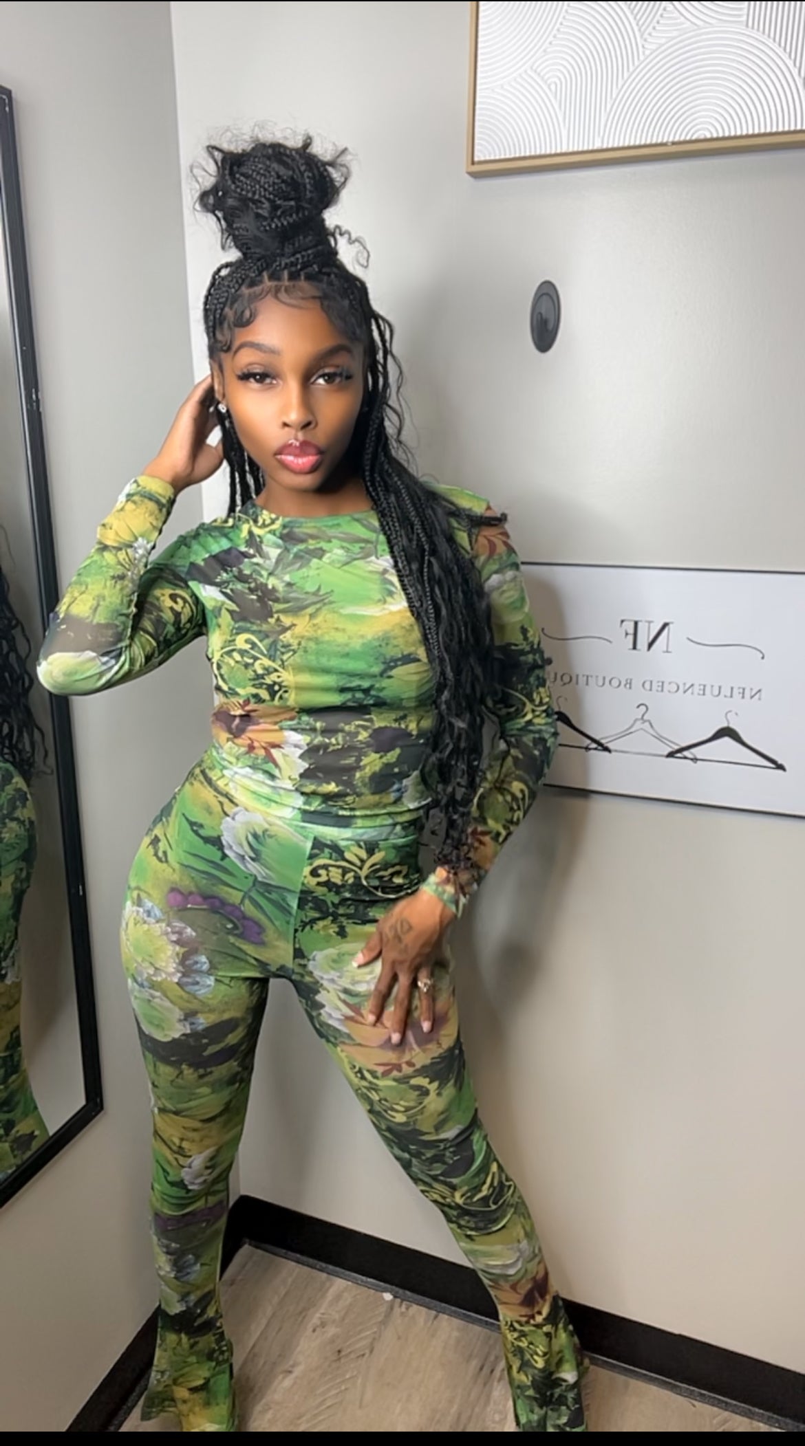 Snatch Green 2 Piece Set