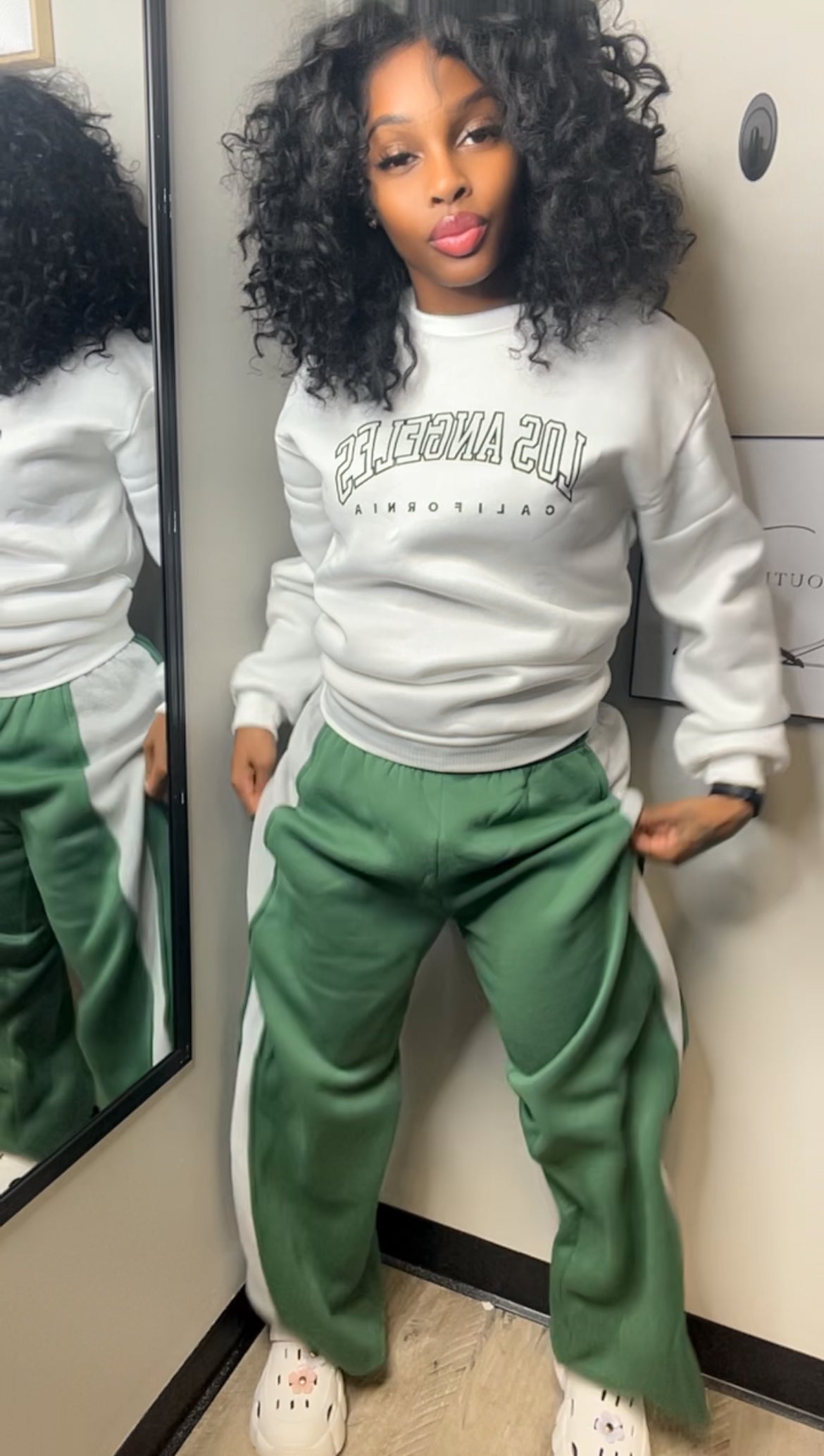 Fleece Flare Pants