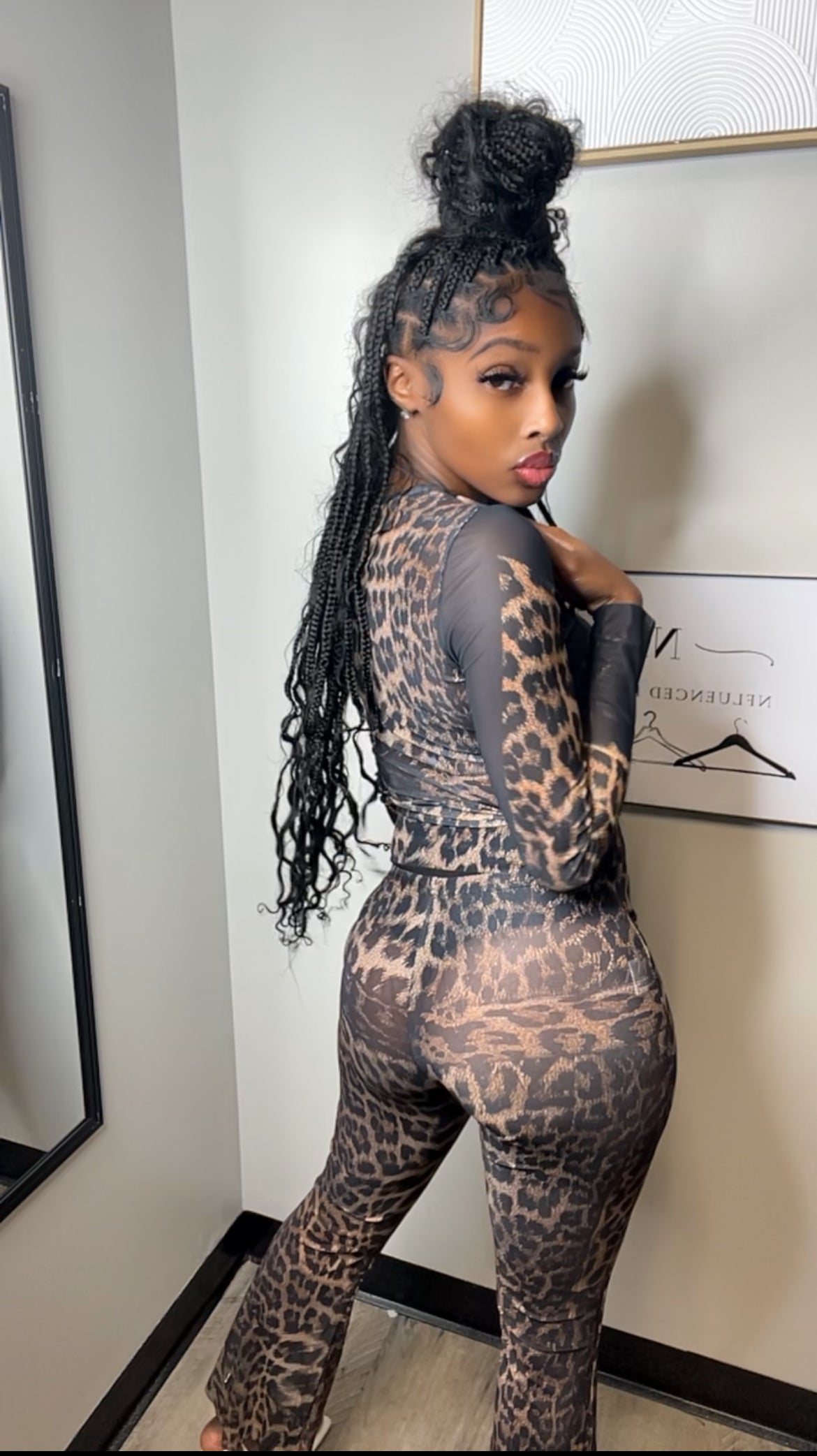 Cheetah Print 2 Piece Set