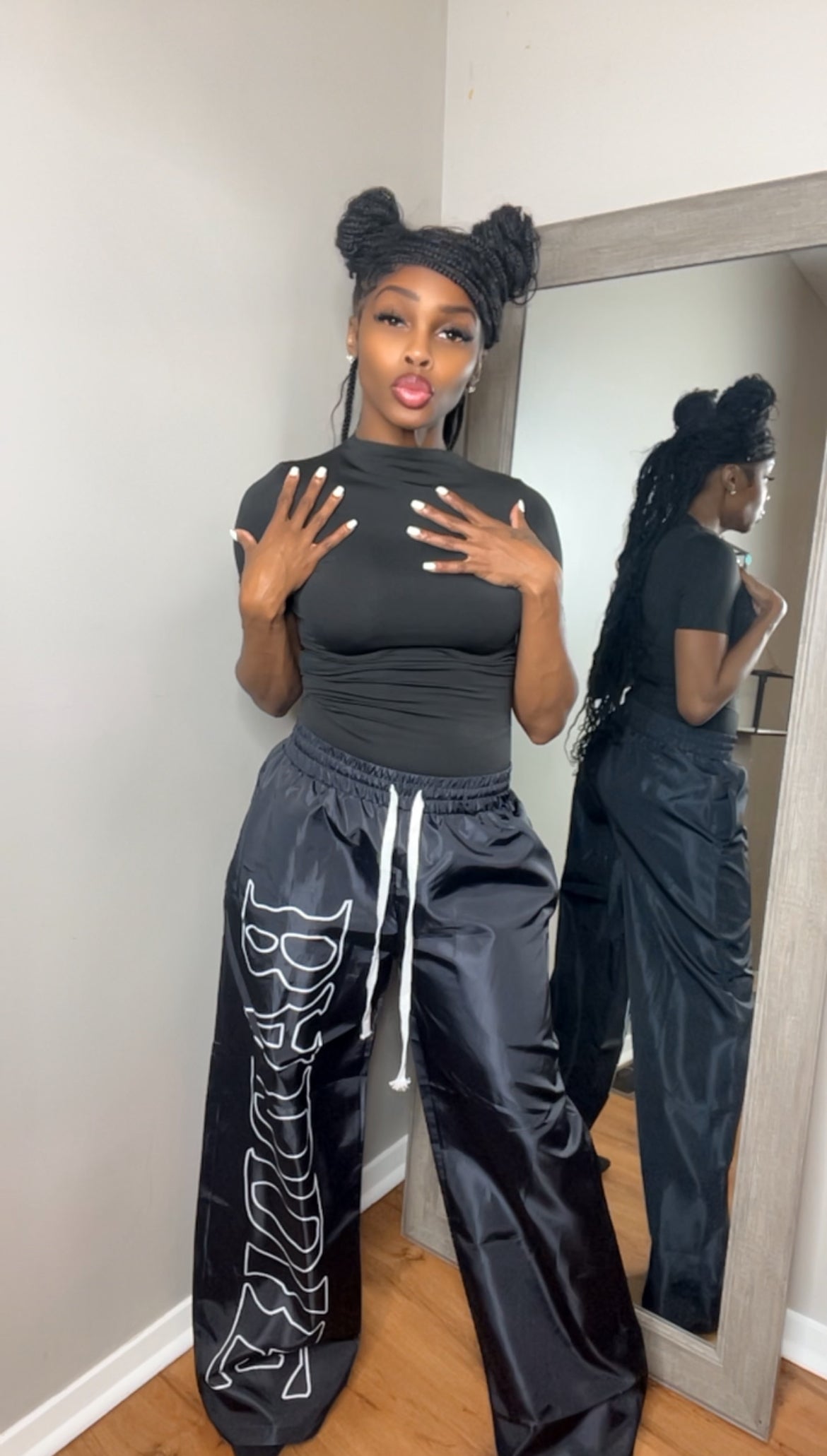 Black BADDIE Pants