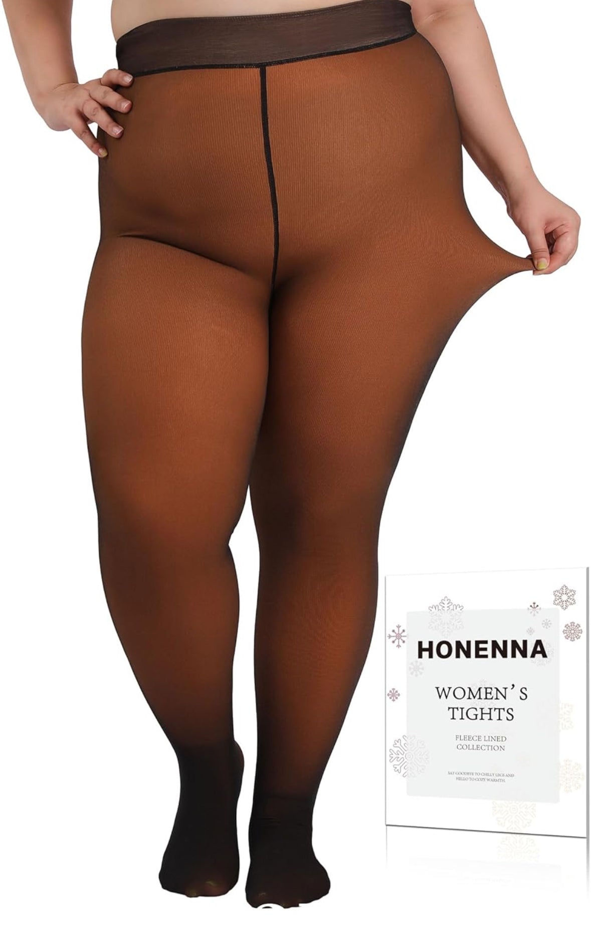 Flesh Toned Fleece Tights