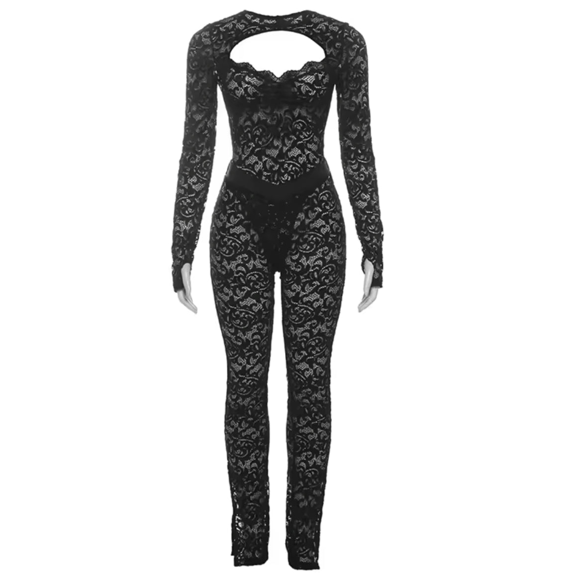 Lace Down Set