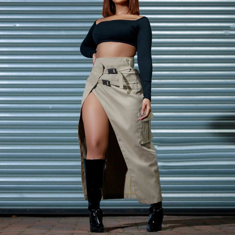 Front Split Skirt