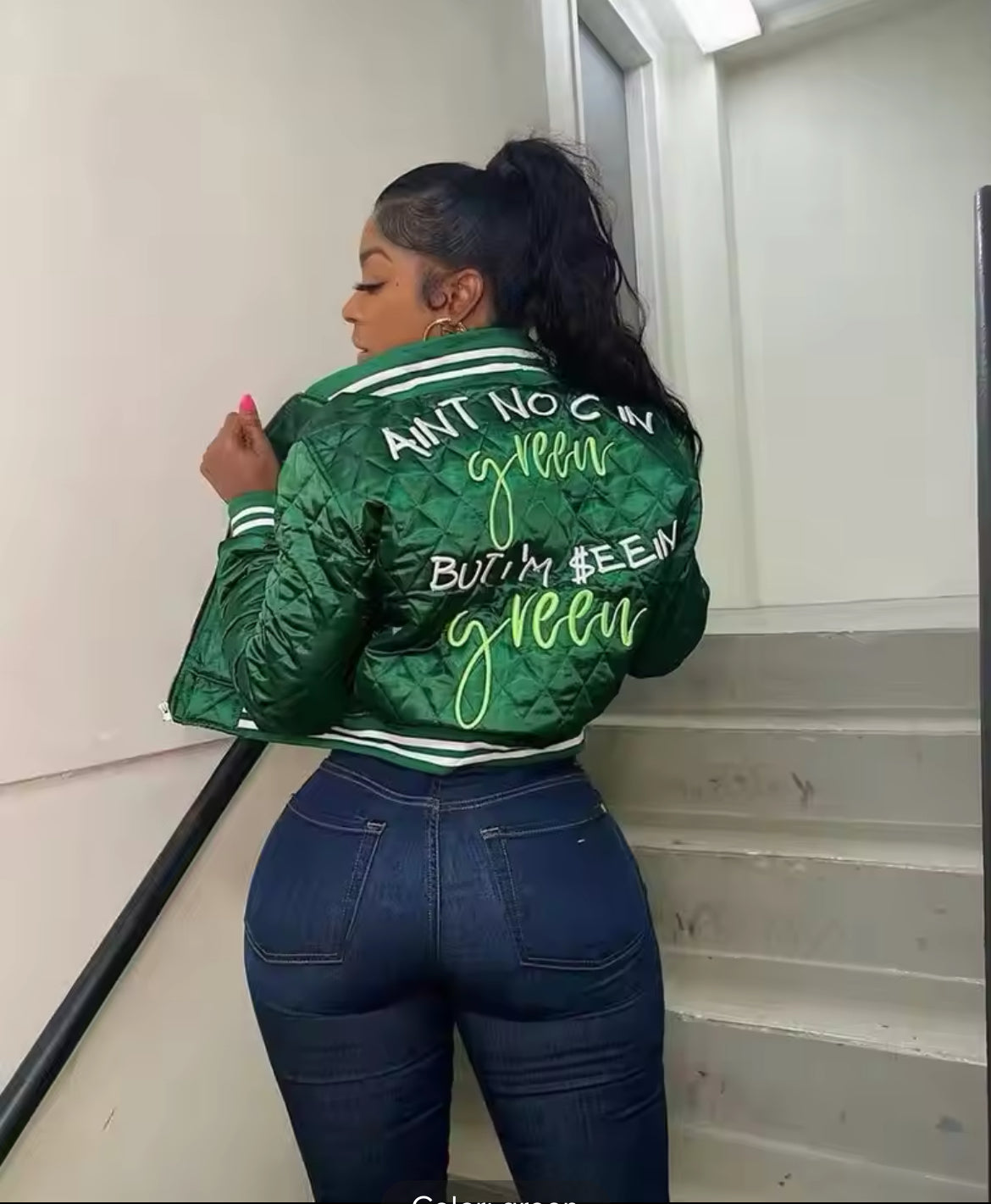 Green Plastics Jacket