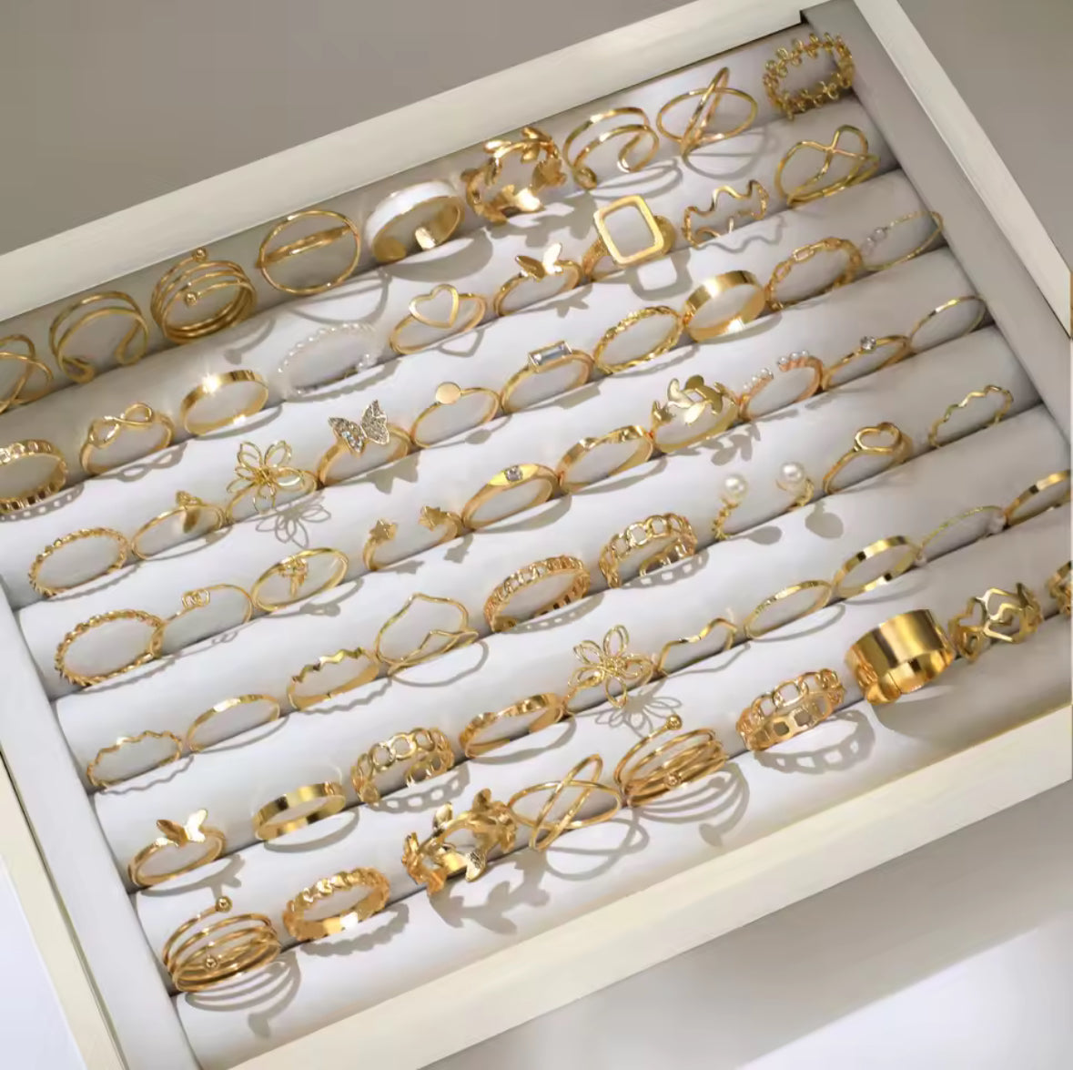 Pretty Gold Rings