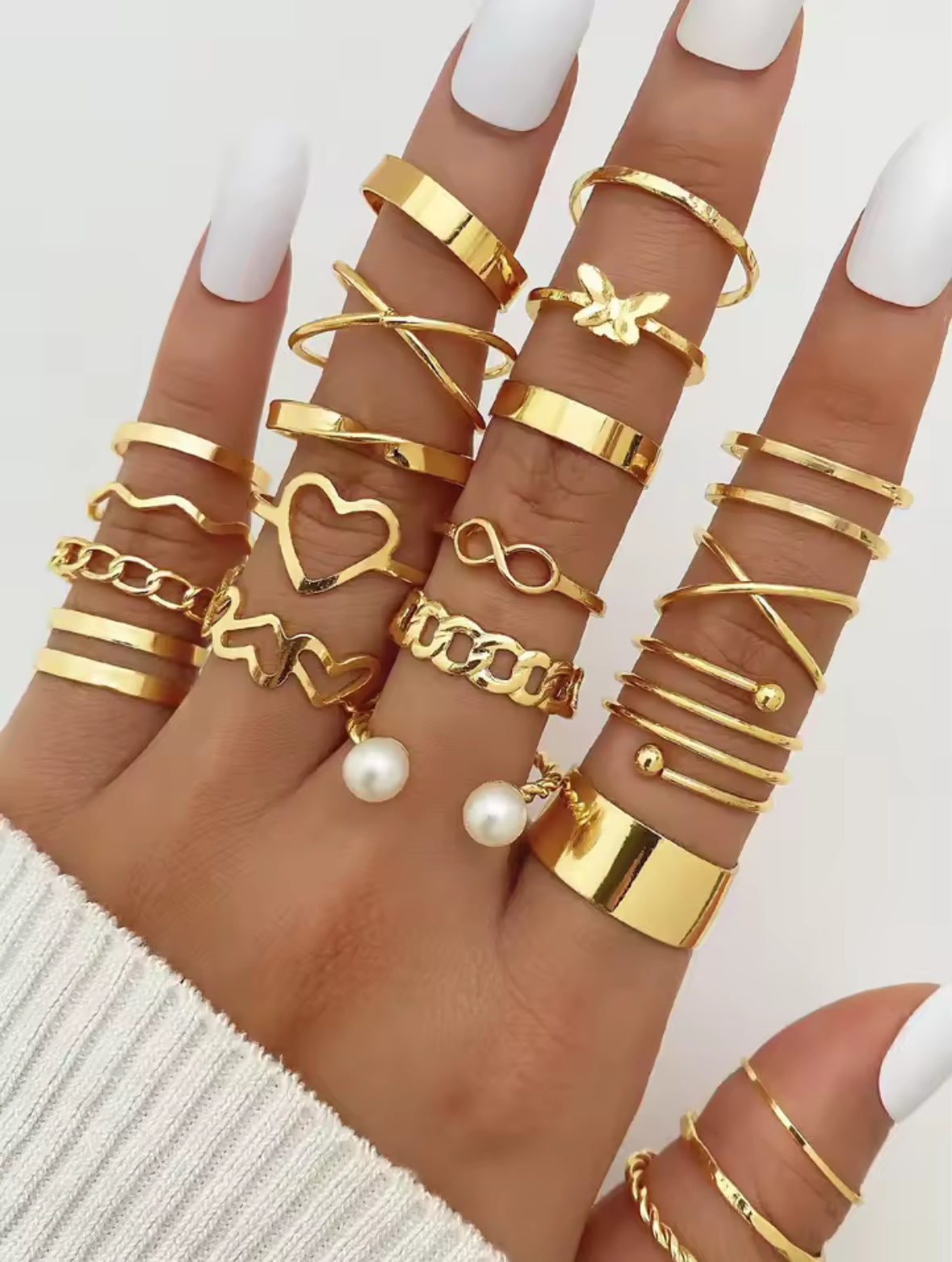 Pretty Gold Rings