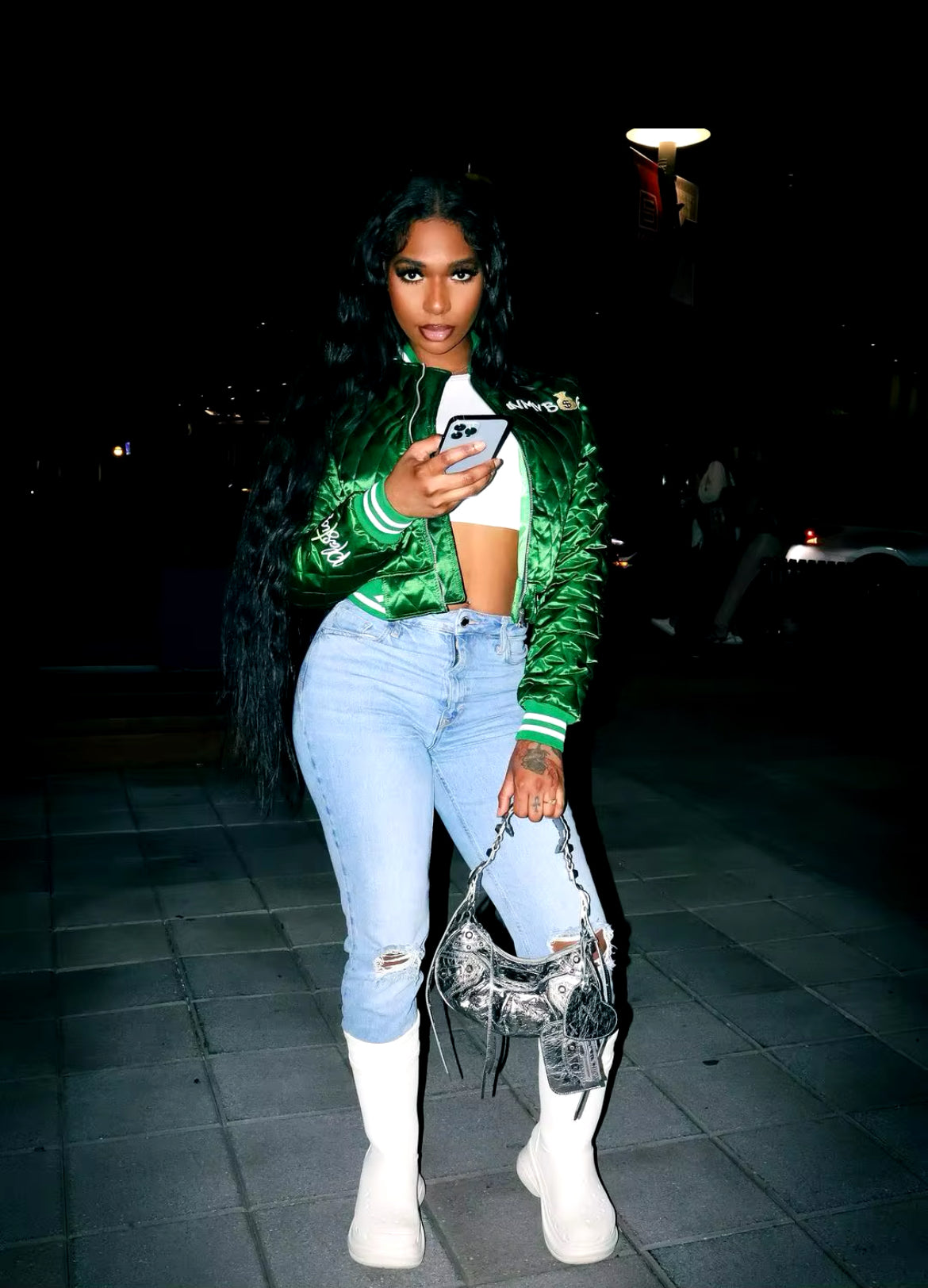 Green Plastics Jacket