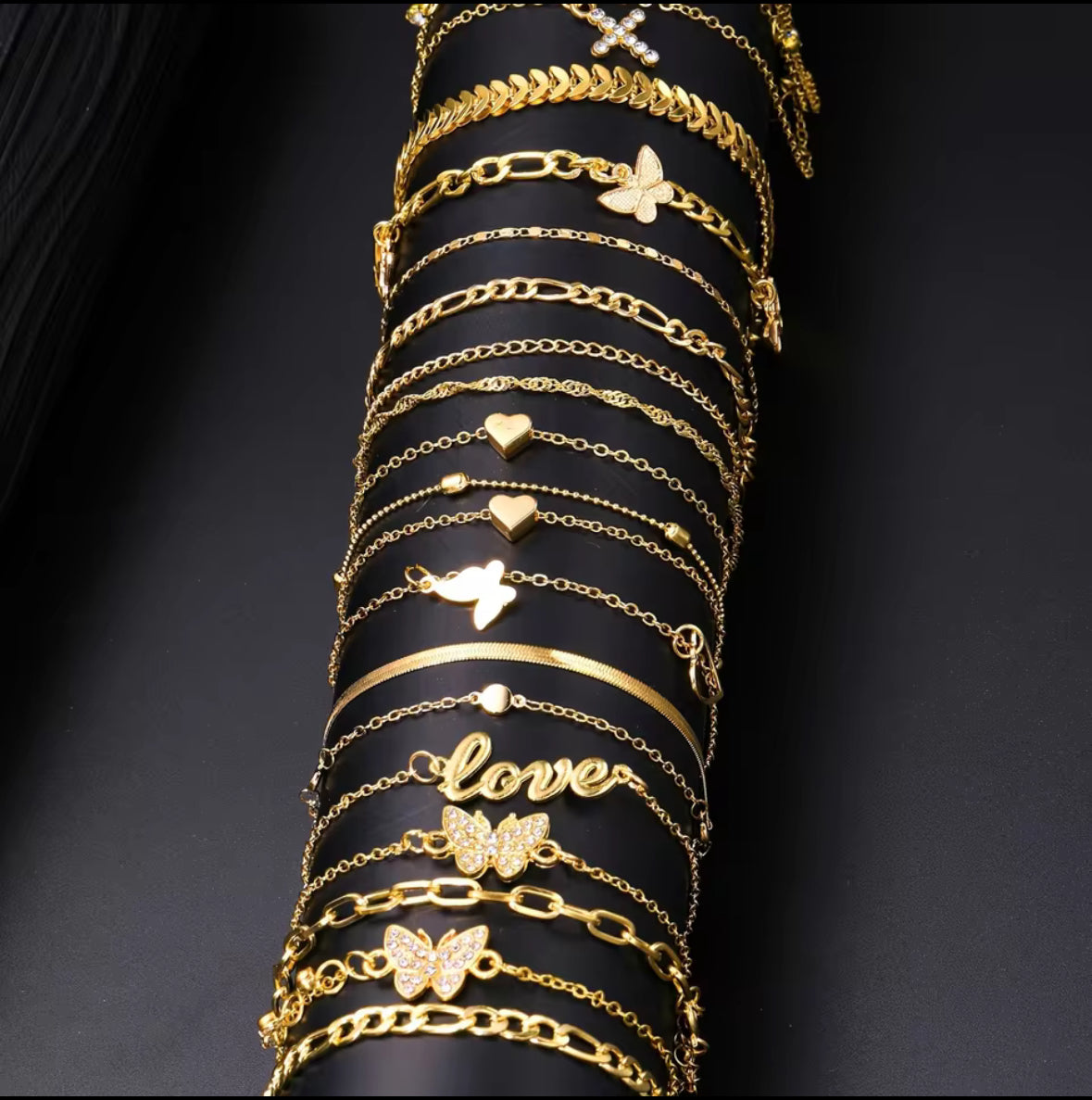 Beautiful Bohemian Anklet/Bracelet Set