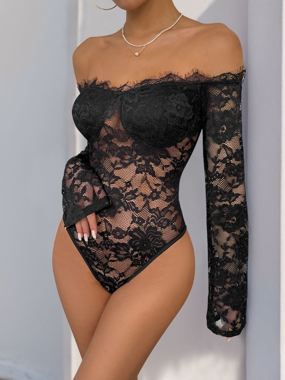 Lace Off Bodysuit