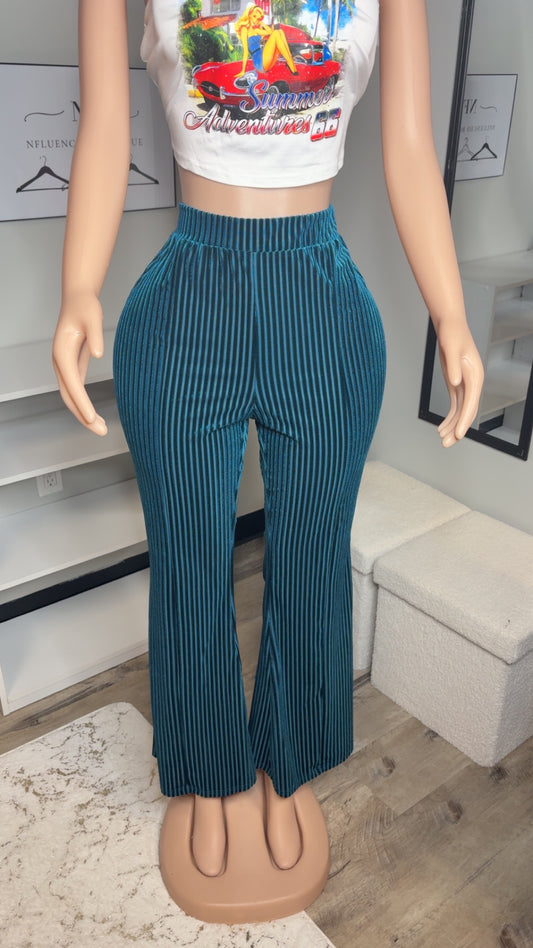 Curvy Blue Pants